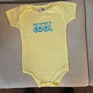 My Uncle is cool Baby Onesie